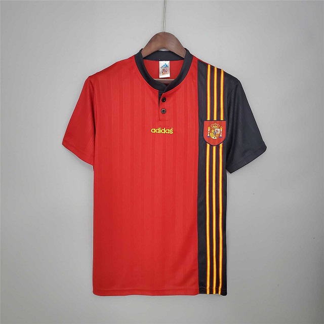 AAA Quality Spain 1996 Home Soccer Jersey